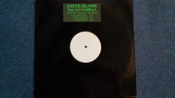Steve Blame Feat. La Camilla - Give Me Your Love (Je T'aime) | Ariola (14934 1) - main