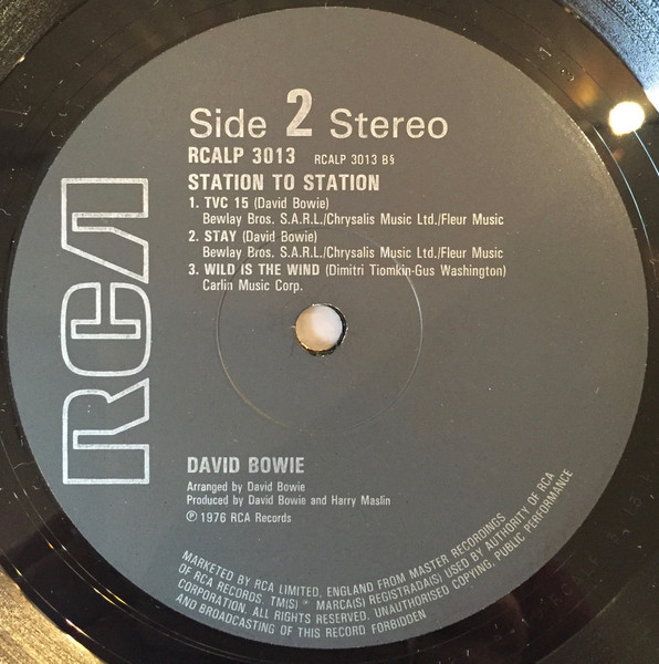David Bowie - Station To Station | RCA (RCA LP 3013) - 4