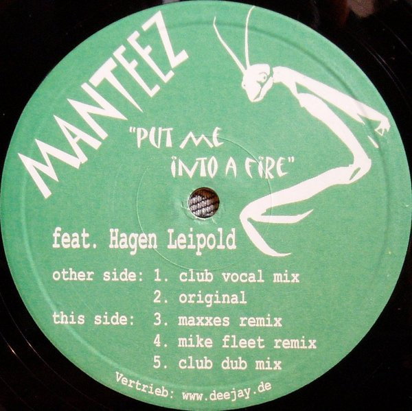 Manteez feat. Dj Hagen - Put Me Into A Fire | Handwerk Records (Handwerk002) - main