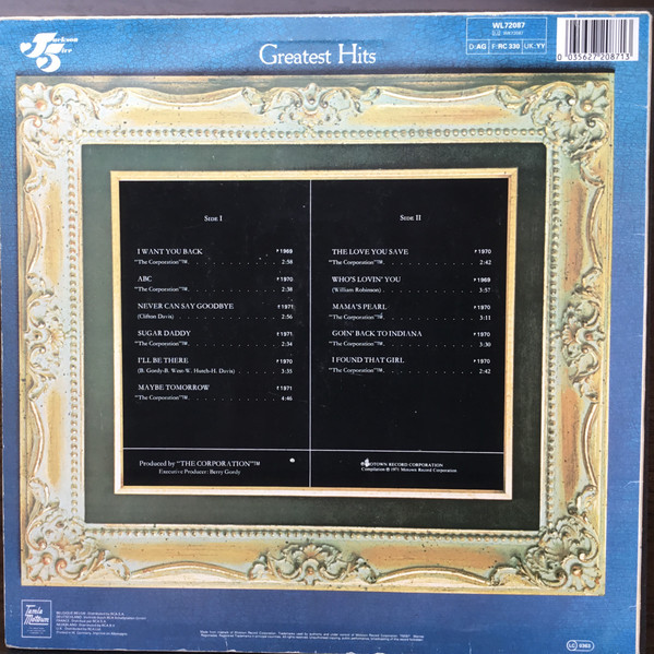 The Jackson 5 - Greatest Hits | Tamla Motown (WL72087) - 2 The Jackson 5 - Greatest Hits | Tamla Motown (WL72087) - 2