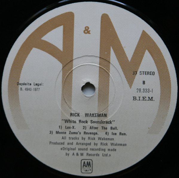 Rick Wakeman - White Rock (The Original Motion Picture Soundtrack Of The Innsbruck Winter Olympics) | A&M Records (28333-I) - 4 Rick Wakeman - White Rock (The Original Motion Picture Soundtrack Of The Innsbruck Winter Olympics) | A&M Records (28333-I) - 4