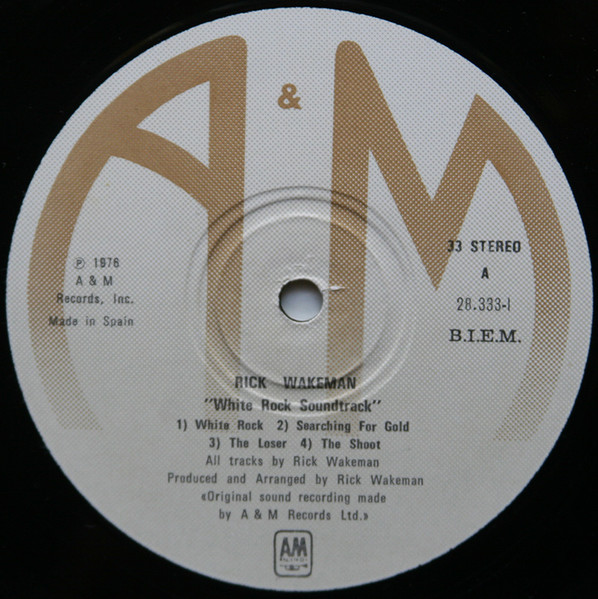 Rick Wakeman - White Rock (The Original Motion Picture Soundtrack Of The Innsbruck Winter Olympics) | A&M Records (28333-I) - 3 Rick Wakeman - White Rock (The Original Motion Picture Soundtrack Of The Innsbruck Winter Olympics) | A&M Records (28333-I) - 3