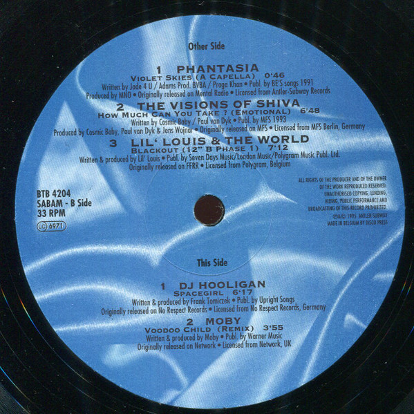 Various - Back To Bass-X Vinyl 2 | Back To Bass-X (BTB 4204) - 4