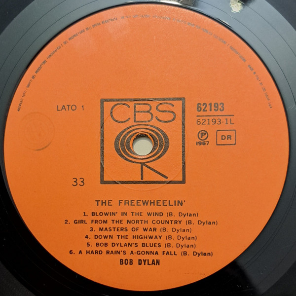 Bob Dylan - The Freewheelin' Bob Dylan | CBS (62193)