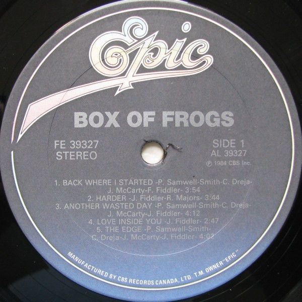 Box Of Frogs - Box Of Frogs [Vinyl] | Epic (FE 39327) - 3