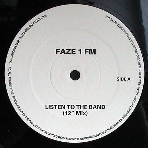 Faze 1 Fm - Listen To The Band | Arista (FAZE 1)