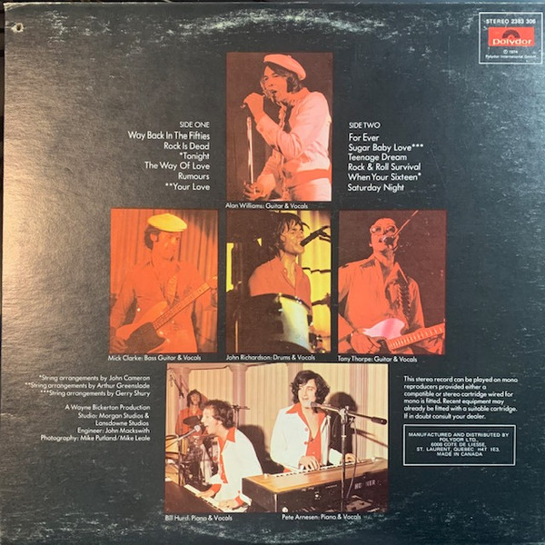 The Rubettes - Wear It's 'At | Polydor (2383 306) - 4