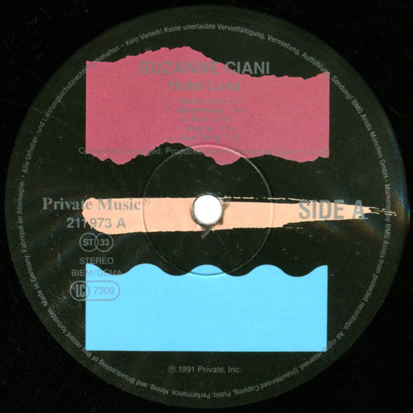 Suzanne Ciani - Hotel Luna | Private Music (211973) - 3