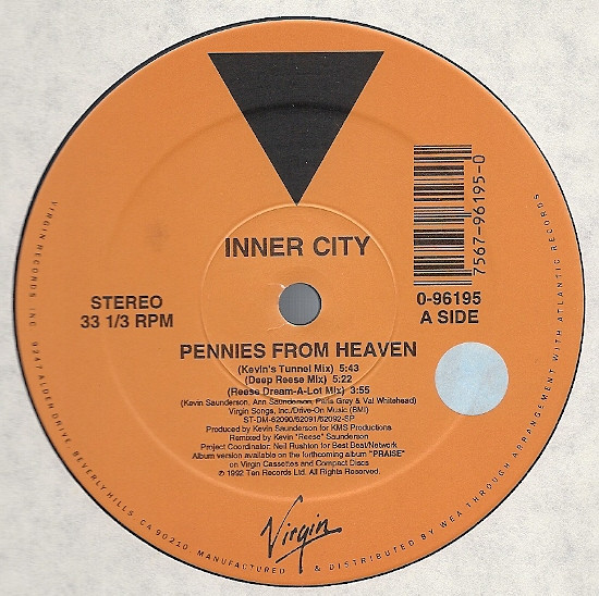 Inner City - Pennies From Heaven | Virgin (0-96195) - main Inner City - Pennies From Heaven | Virgin (0-96195) - main