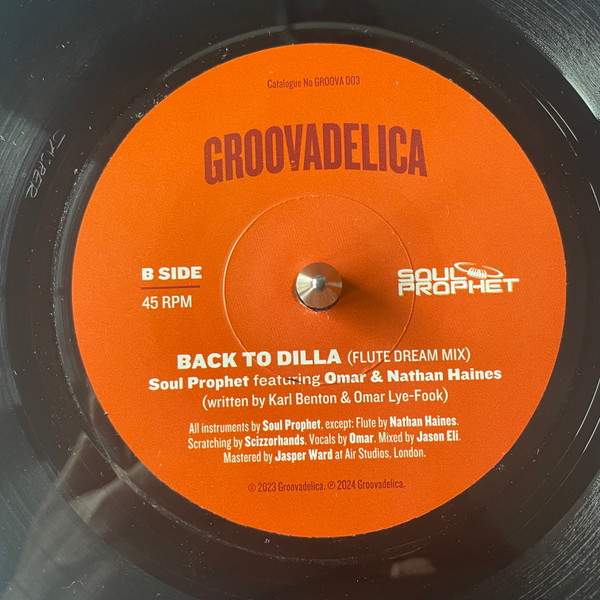Soul Prophet - Back To Dilla | Groovadelica (GROOVA 003) - 2