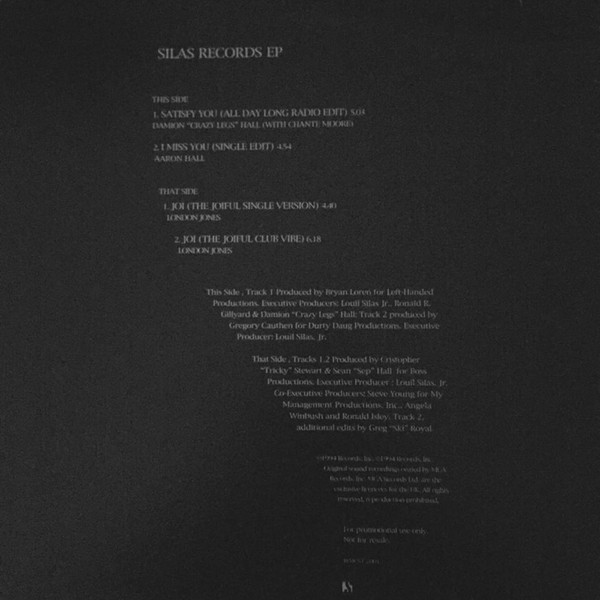 Various - Silas Records EP | Silas Records (WMCST 2001) - 2