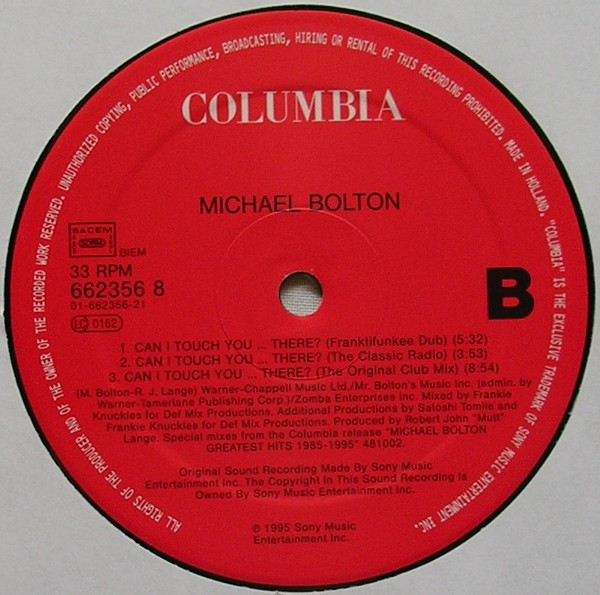 Michael Bolton - Can I Touch You ... There? | Columbia (662356 8) - 4