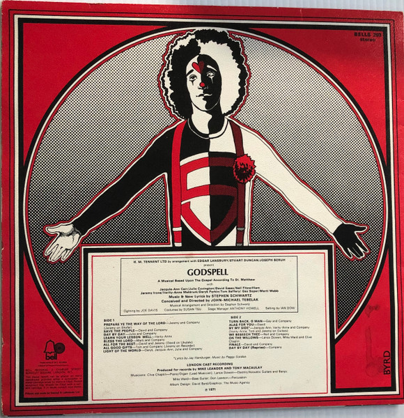 "Godspell" Original London Cast - Godspell [Vinyl] | Bell Records (BELLS 203) - 2
