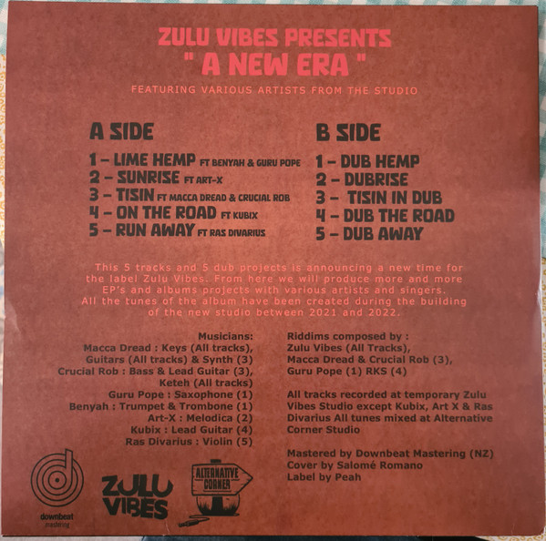 Zulu Vibes - A New Era | Zulu Vibes (ZV-LP-01) - 2