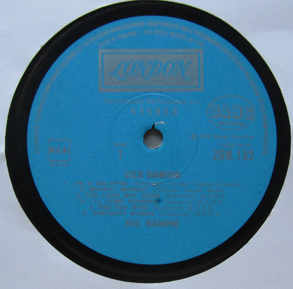 Neil Diamond - Gold Diamond | London Records (ZGM 132) - 3 Neil Diamond - Gold Diamond | London Records (ZGM 132) - 3