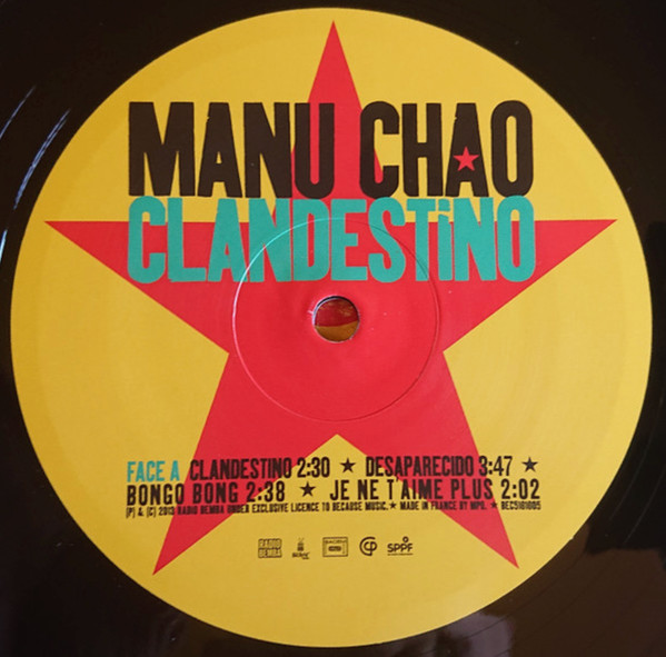 Manu Chao - Clandestino | Because Music (BEC5161605) - 3