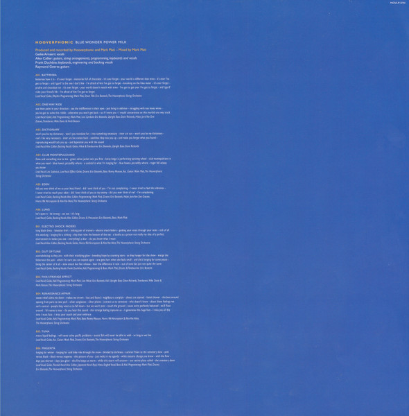 Hooverphonic - Blue Wonder Power Milk | Music On Vinyl (MOVLP1394) - 3
