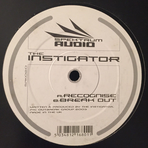 The Instigator - Recognise / Break Out | Spektrum Audio (SPK 020)