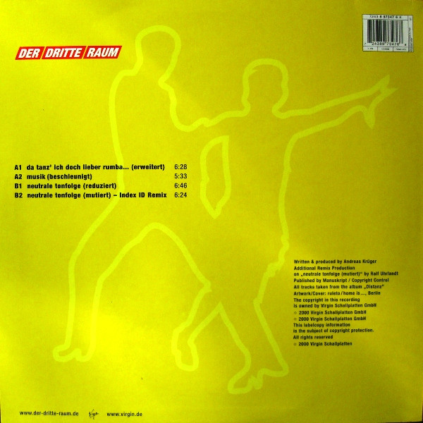 Der Dritte Raum - Da Tanz' Ich Doch Lieber Rumba... | Virgin (7243 8 97347 6 8) - 2