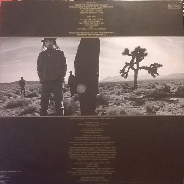 U2 - The Joshua Tree | Island Records (U26) - 3 U2 - The Joshua Tree | Island Records (U26) - 3
