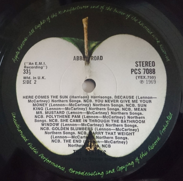 The Beatles - Abbey Road | Apple Records (PCS 7088) - 4 The Beatles - Abbey Road | Apple Records (PCS 7088) - 4