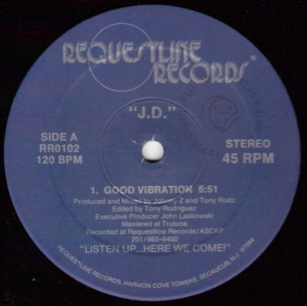 J.D. - Good Vibration | Requestline Records (RR0102)