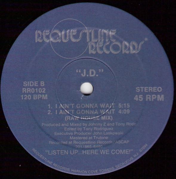 J.D. - Good Vibration | Requestline Records (RR0102) - 2