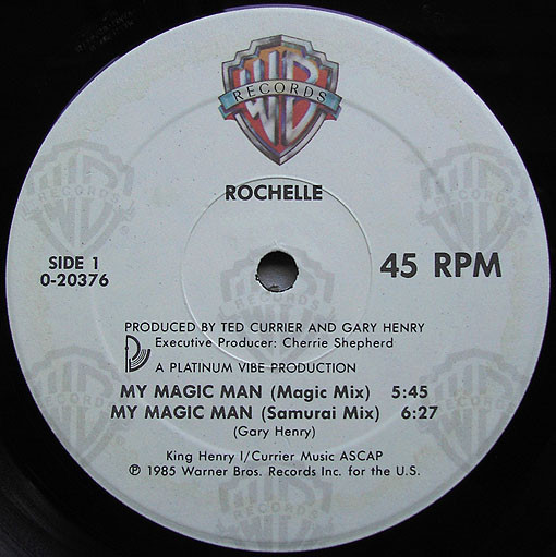 Rochelle - My Magic Man | Warner Bros. Records (0-20376) - 3