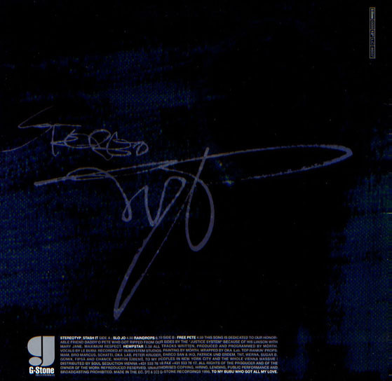 Stereotyp - Stash It | G-Stone Recordings (G-Stone 008 12") - 2