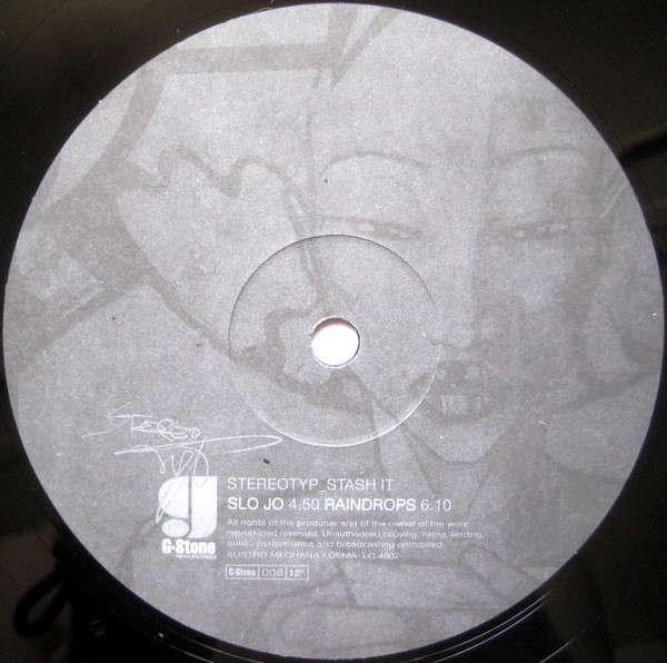 Stereotyp - Stash It | G-Stone Recordings (G-Stone 008 12") - 3