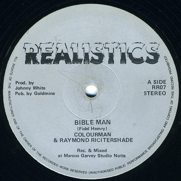 Colour Man & Raymond Ricitershade / Hi-Times Band - Bible Man | Realistics Record (RR07) - main