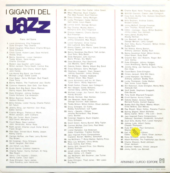 Coleman Hawkins , Stan Getz , Don Byas - I Giganti Del Jazz Vol. 10 | Curcio (GJ-10) - 3 Coleman Hawkins , Stan Getz , Don Byas - I Giganti Del Jazz Vol. 10 | Curcio (GJ-10) - 3