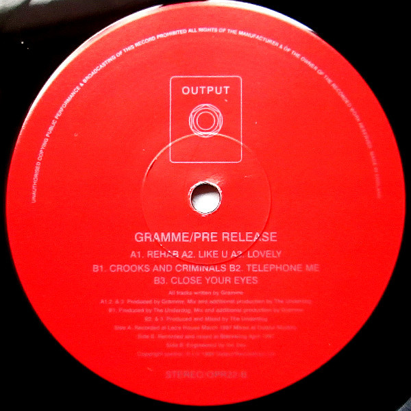 Gramme - Pre Release | Output (OPR22) - 4