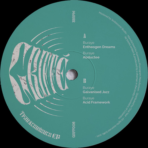 Buraye - Transcendence EP | Griffé (GRFF006) - main
