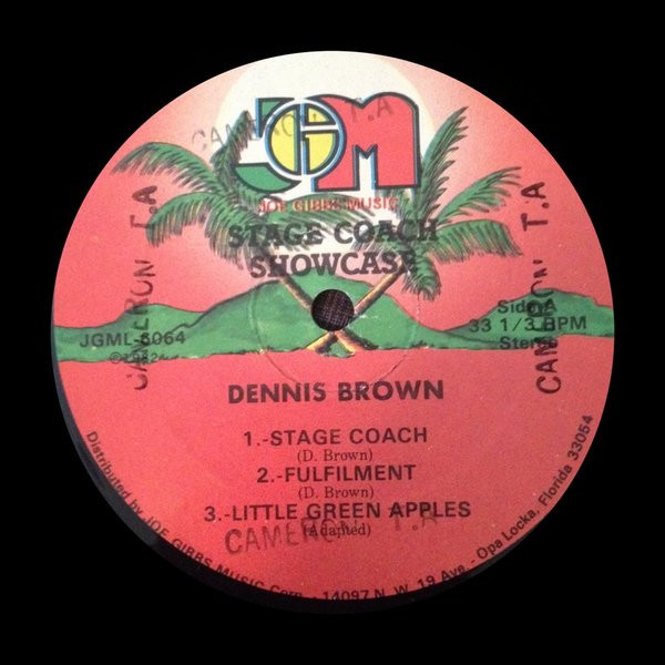 Dennis Brown - Stage Coach Showcase | Joe Gibbs Music (JGML-6064) - 2