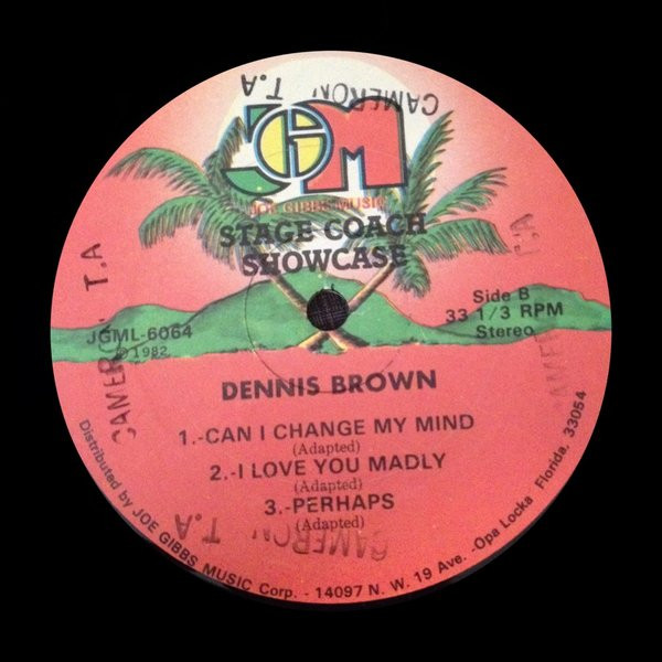 Dennis Brown - Stage Coach Showcase | Joe Gibbs Music (JGML-6064) - 3