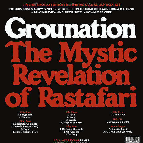 Count Ossie & Mystic Revelation Of Rastafari - Grounation | Soul Jazz Records (SJR 495) - 2