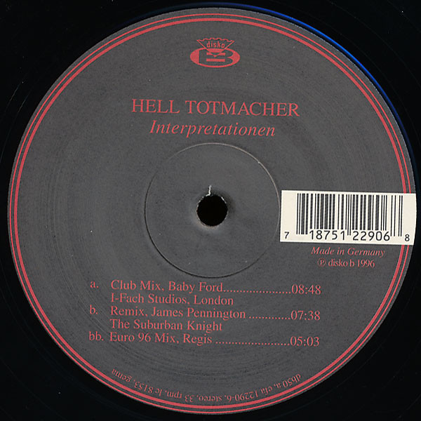 Hell - Totmacher Interpretationen | Disko B (db50) - main Hell - Totmacher Interpretationen | Disko B (db50) - main
