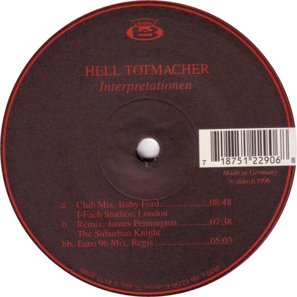 Hell - Totmacher Interpretationen | Disko B (db50) - 3 Hell - Totmacher Interpretationen | Disko B (db50) - 3