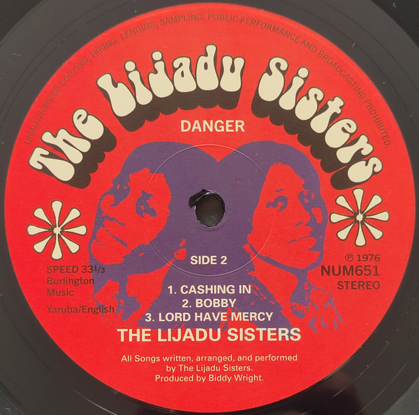 Lijadu Sisters - Danger | Numero Group (651) - 3