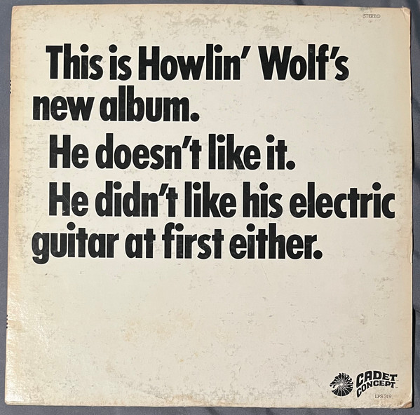 Howlin' Wolf - The Howlin' Wolf Album | Cadet Concept (LPS-319)