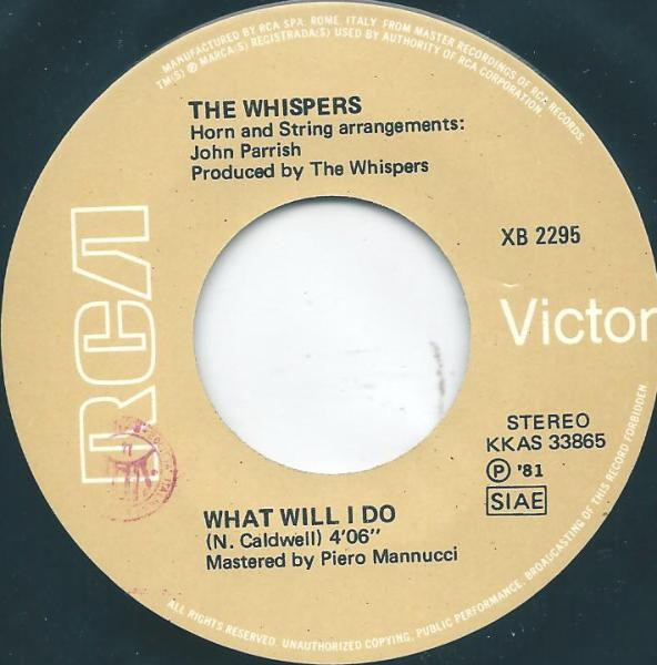 The Whispers - This Kind Of Lovin' | RCA (XB 2295) - 3