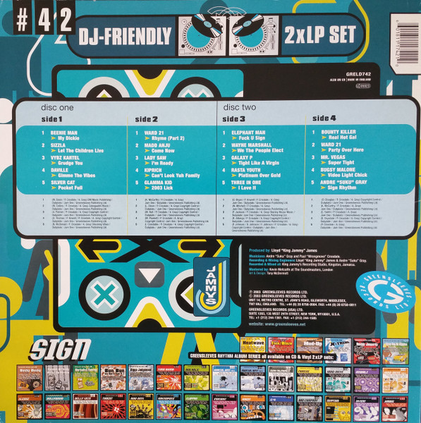 Various - Sign | Greensleeves Records (GRELD 742) - 2