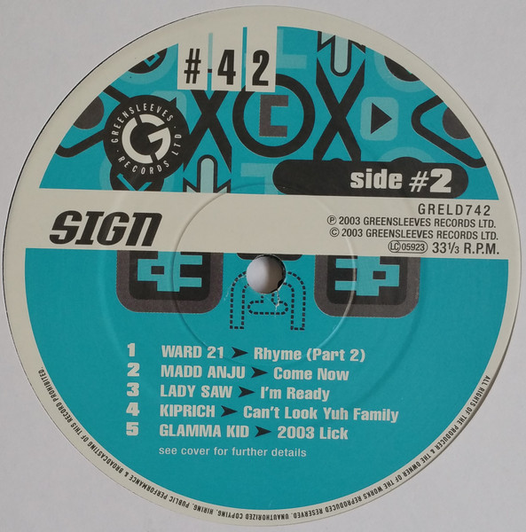 Various - Sign | Greensleeves Records (GRELD 742) - 4