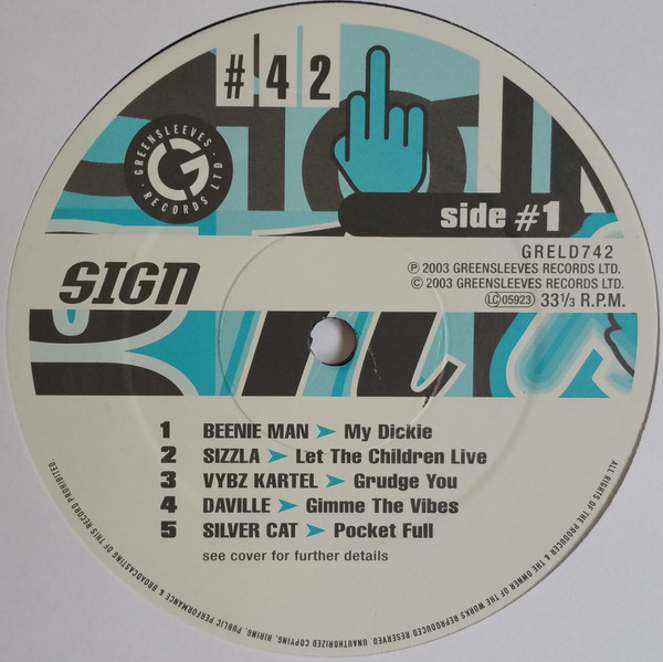Various - Sign | Greensleeves Records (GRELD 742) - 3