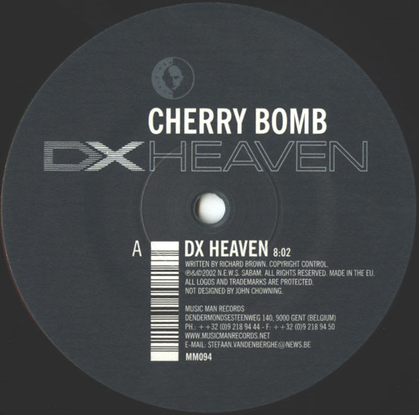 Cherry Bomb - DX Heaven | Music Man Records (MM094)