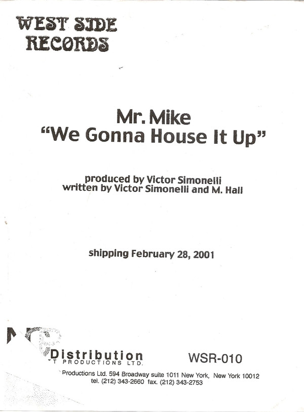 Victor Simonelli - We Gonna House It Up (Remixes) | West Side Records (WSR-010)