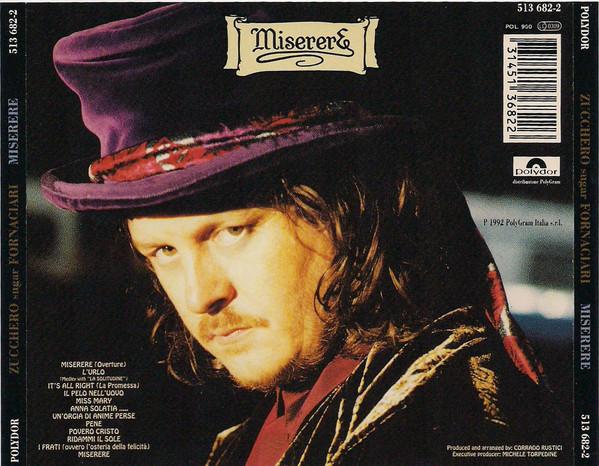 Zucchero - Miserere | Polydor (513 682-2) - 2
