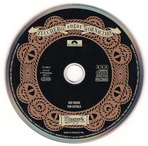Zucchero - Miserere | Polydor (513 682-2) - 3