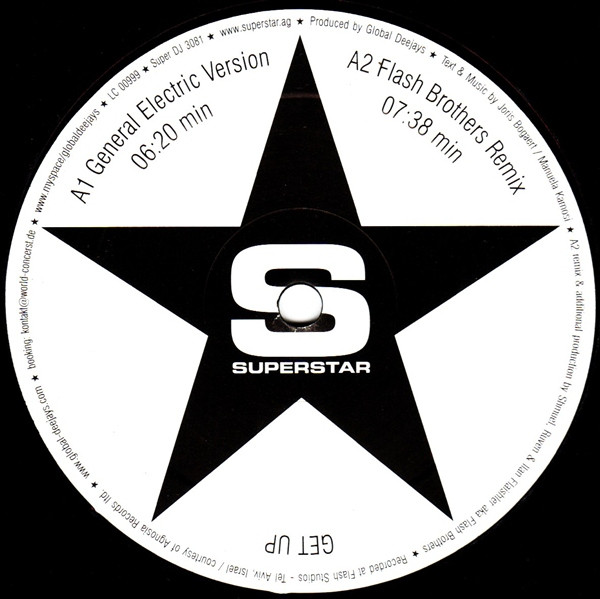 Global Deejays Feat. Technotronic - Get Up | Superstar Recordings (SUPER DJ 3081) - 2
